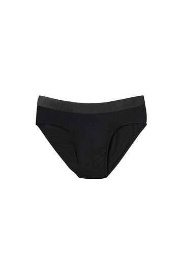 Erkek Tekli Likralı Siyah Slip Külot - Premium Ambalajlı Paketinde