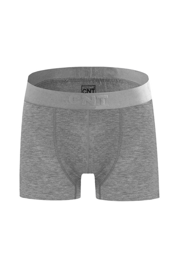 Erkek Tekli Likralı Gri Boxer - Premium Ambalajlı Paketinde
