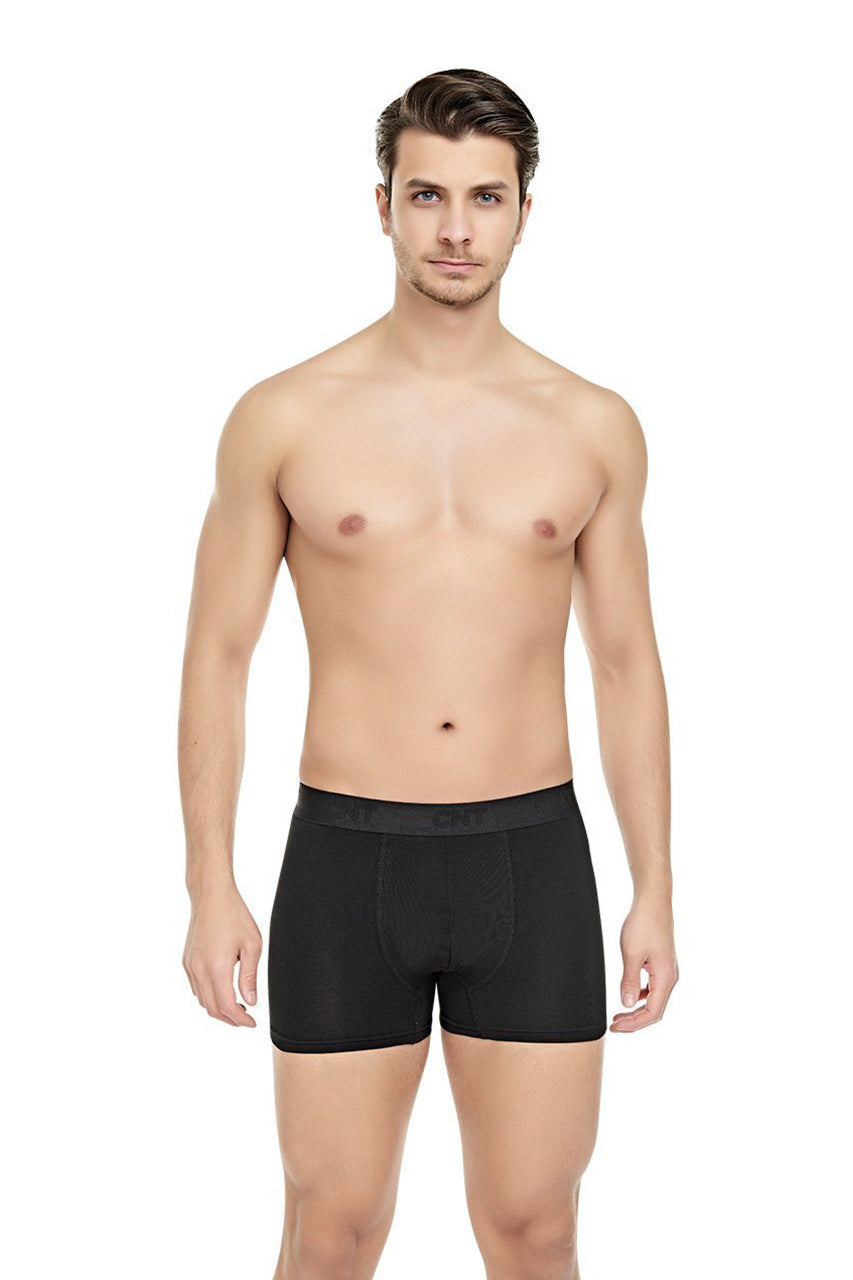 Erkek 6'lı Likralı Siyah Boxer - Özel Premium Kutusunda