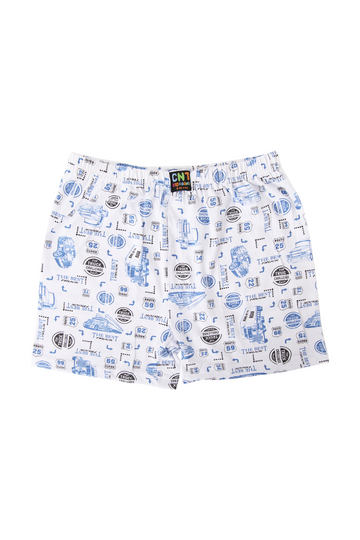 Erkek Çocuk Tekli Desenli Pamuklu Boxer - Özel Premium Paketinde