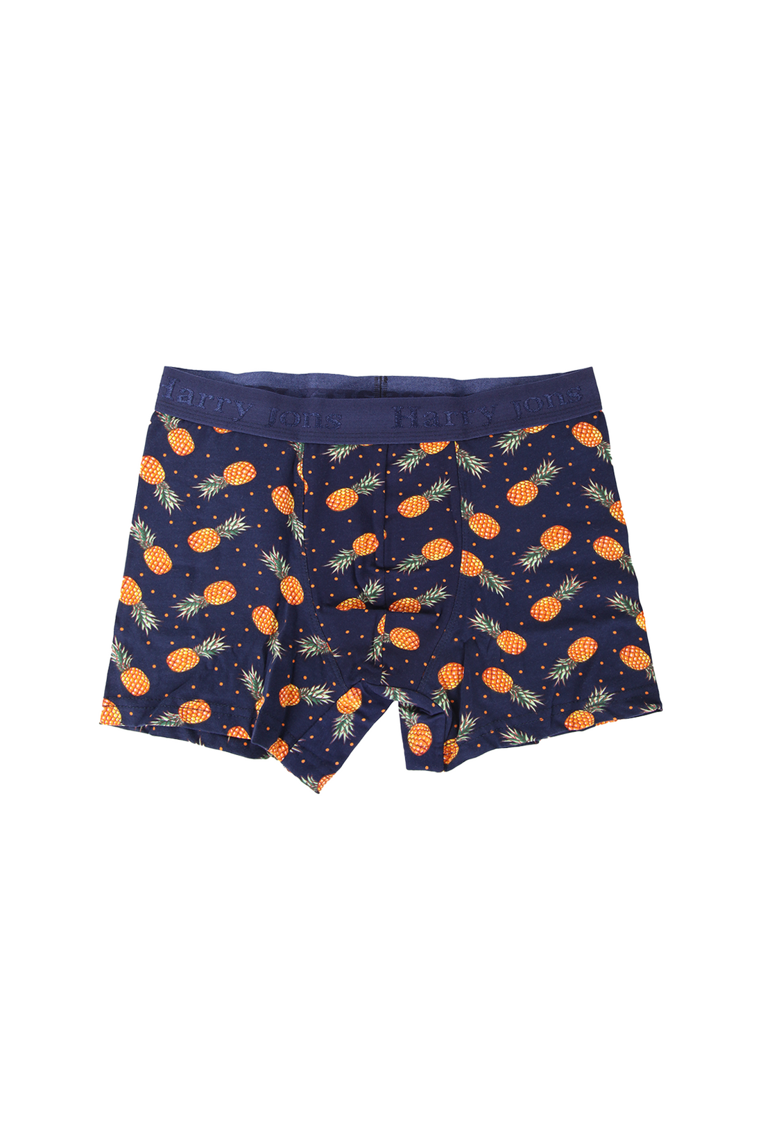 Erkek Tekli Likralı Pineapple Desenli Boxer - Premium Ambalajlı Paketinde