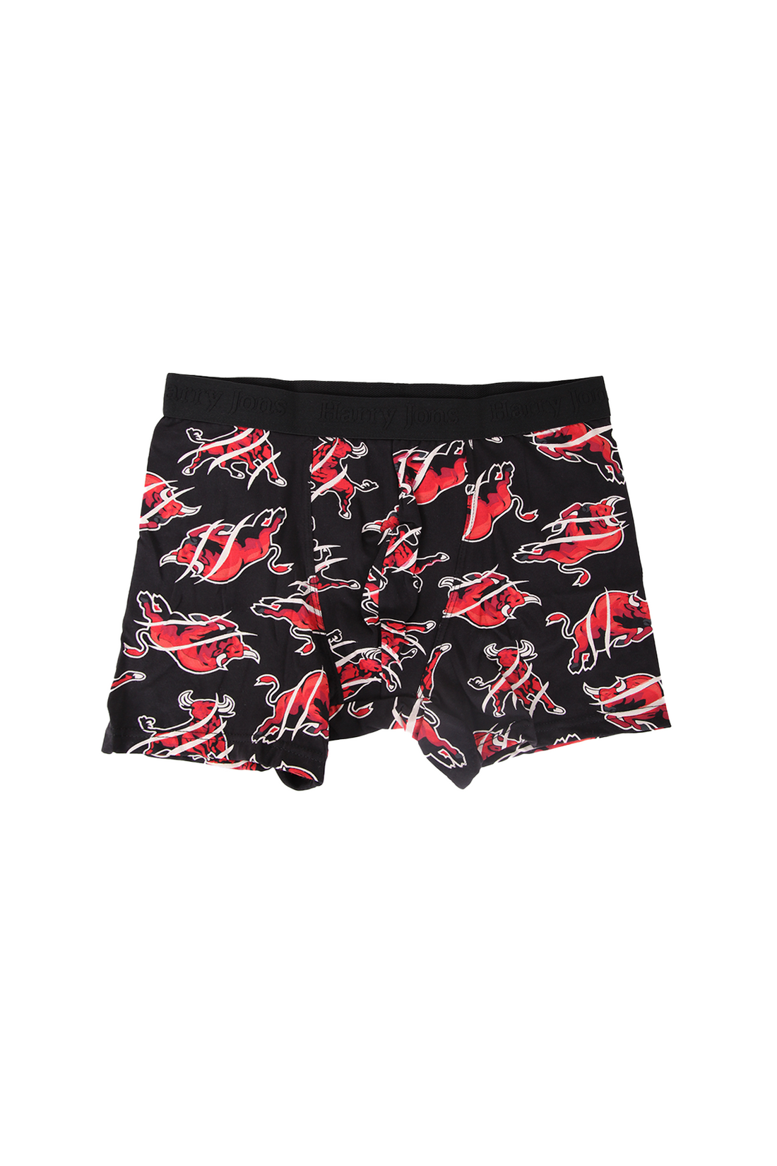 Erkek Tekli Likralı Bull Desenli Boxer - Premium Ambalajlı Paketinde