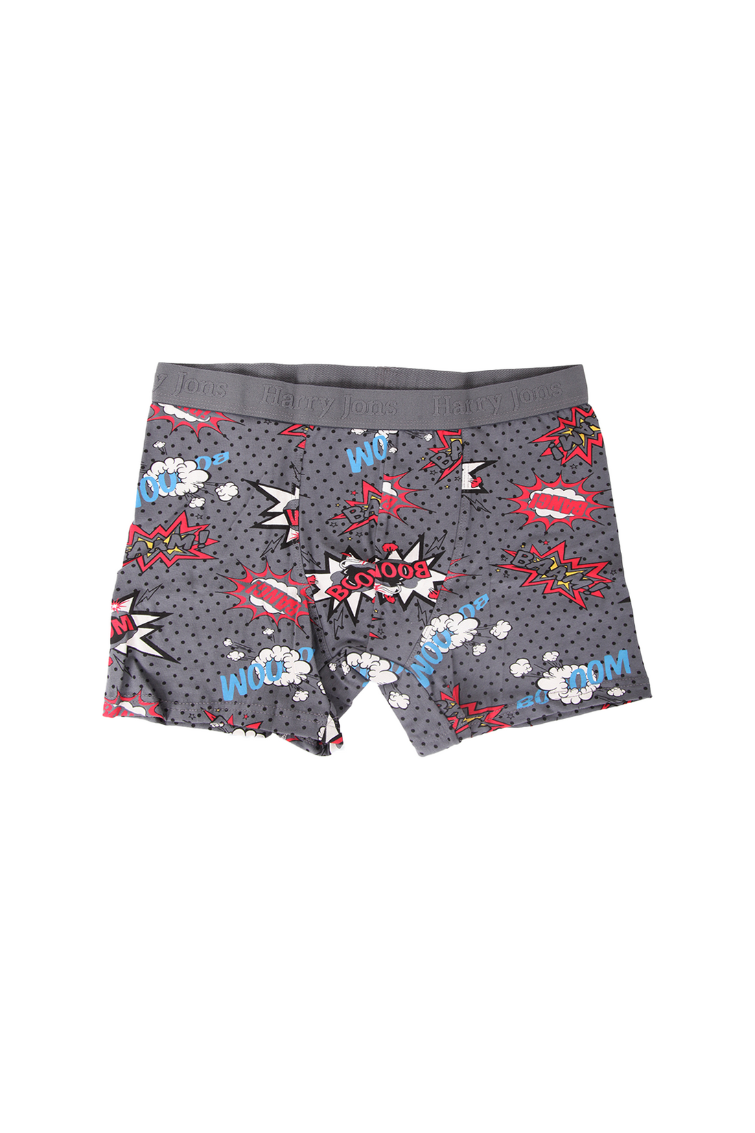 Erkek Tekli Likralı Boom Desenli Boxer - Premium Ambalajlı Paketinde