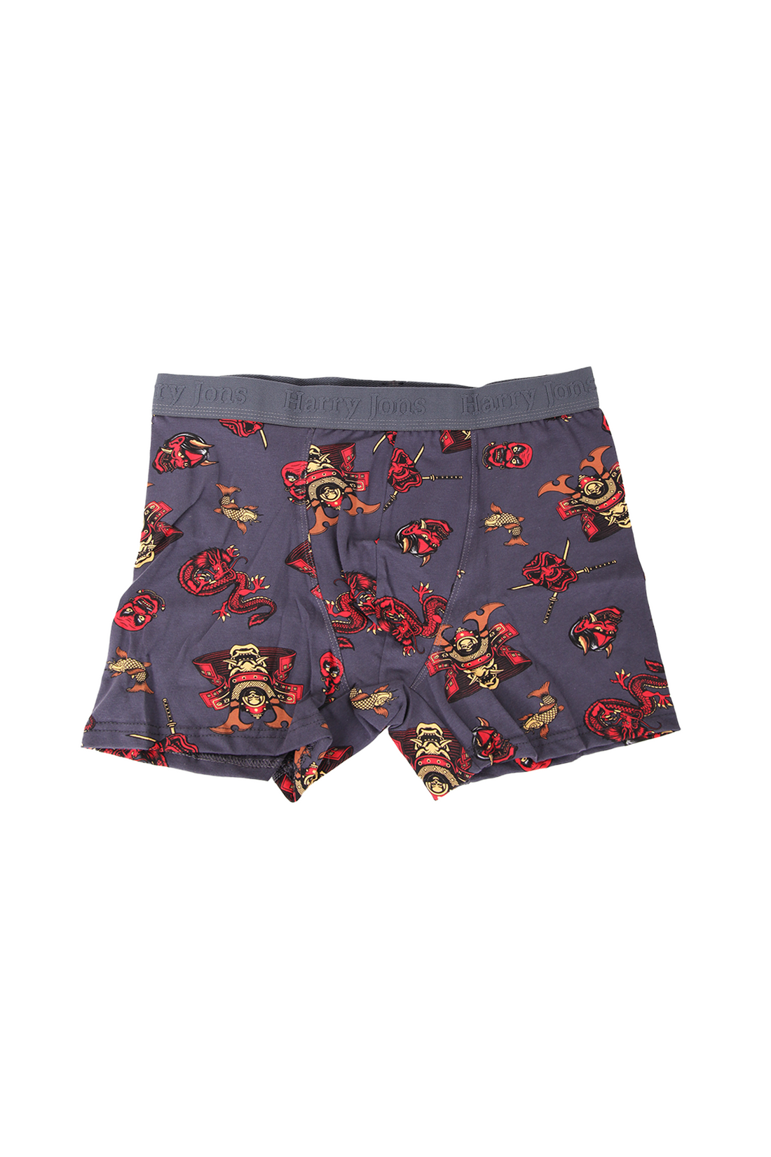Erkek Tekli Likralı Devil Desenli Boxer - Premium Ambalajlı Paketinde