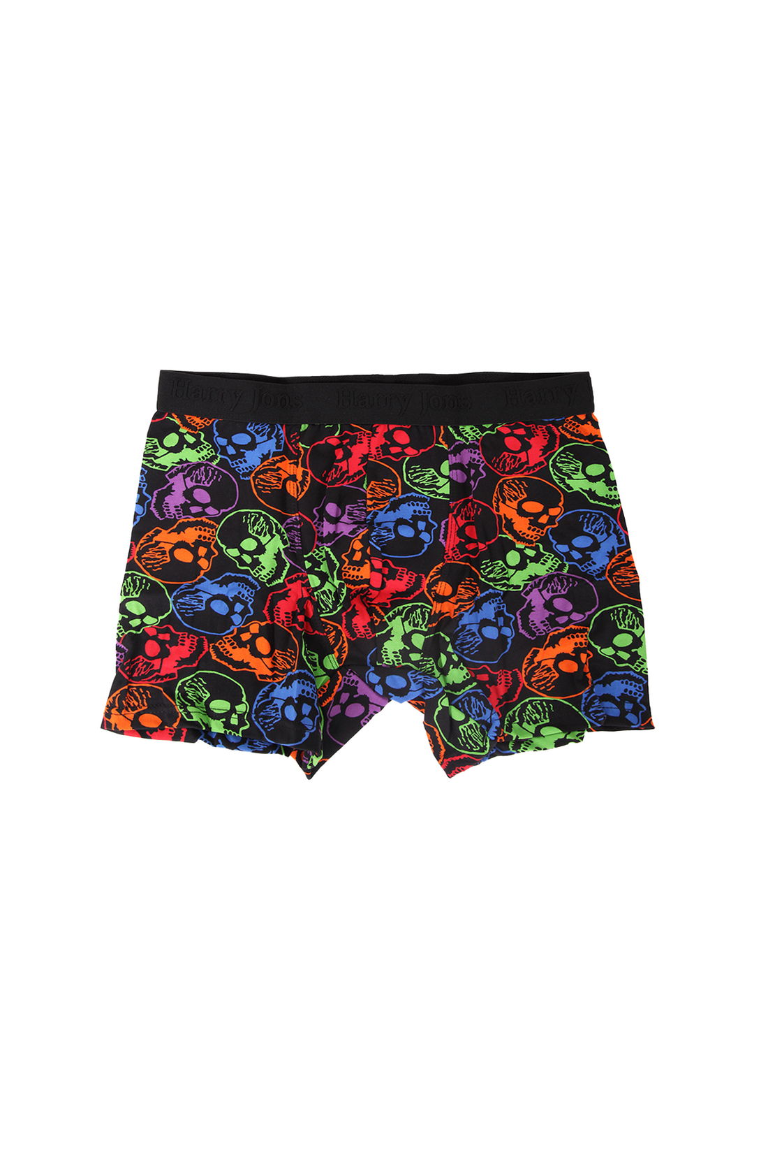 Erkek Tekli Likralı Skull Desenli Boxer - Premium Ambalajlı Paketinde