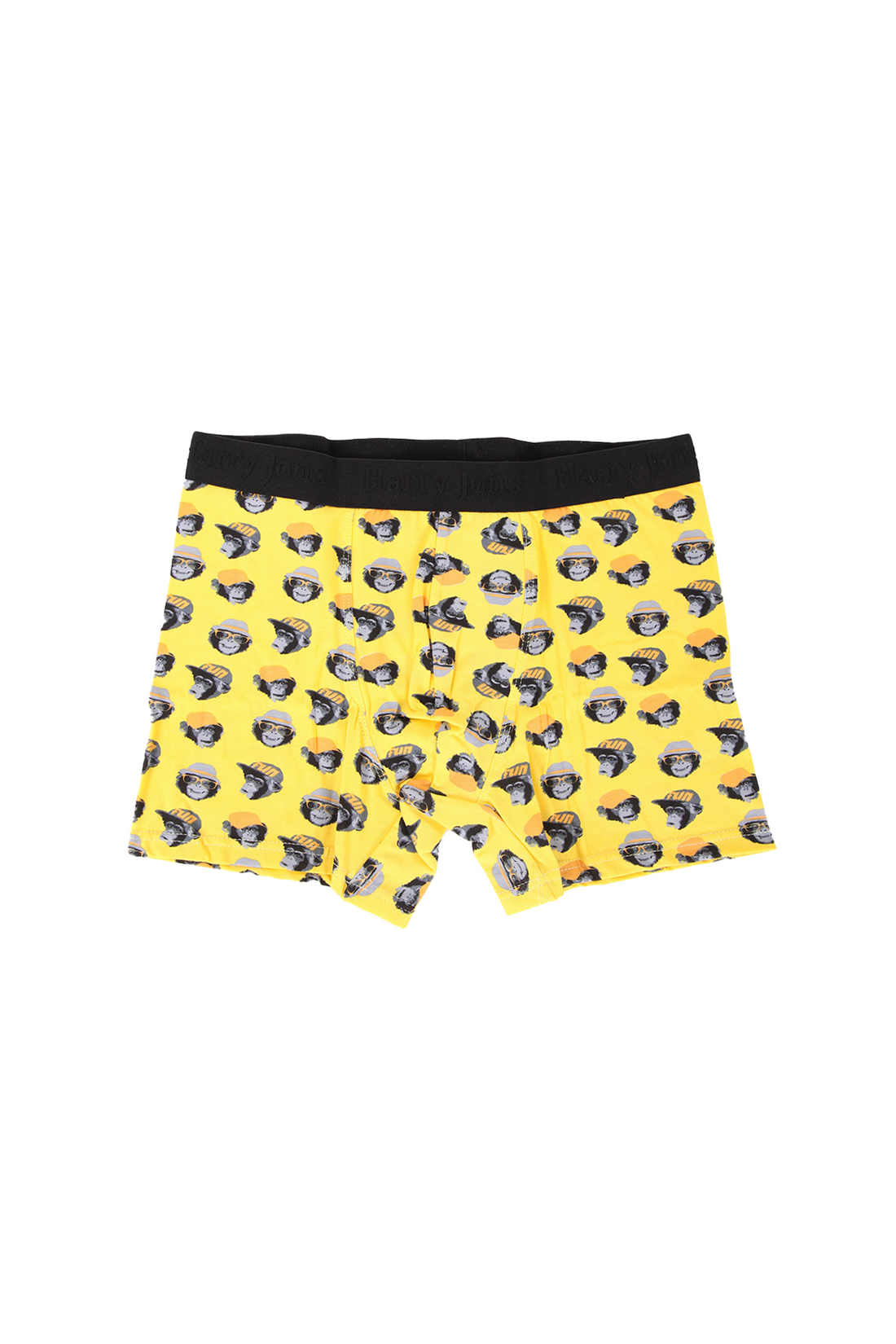 Erkek Tekli Likralı Monkey Desenli Boxer - Premium Ambalajlı Paketinde