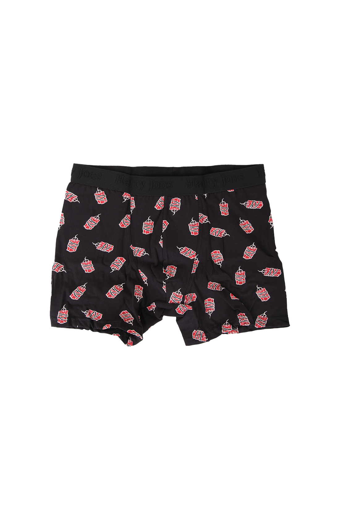 Erkek Tekli Likralı Dinamit Desenli Boxer - Premium Ambalajlı Paketinde