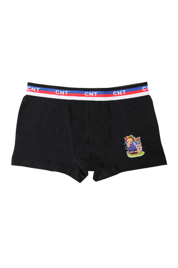 Erkek Çocuk Tekli Baskılı Pamuklu Boxer - Özel Premium Paketinde