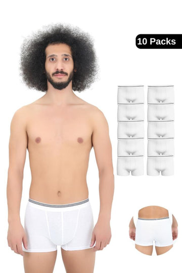 Erkek 10 Adet Likralı Slim Fit İnce Kumaş Günlük Kullanıma Uygun Özel Paketinde Ekonomik Boxer