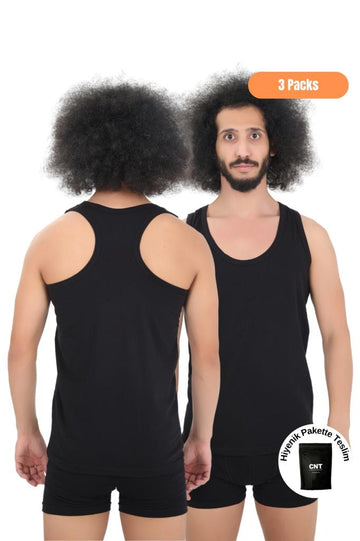 Erkek 3'lü Full Likralı Rambo Sporcu Atlet