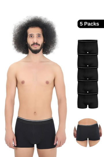 Erkek 5 Adet Likralı Slim Fit İnce Kumaş Günlük Kullanıma Uygun Özel Kutusunda Ekonomik Boxer
