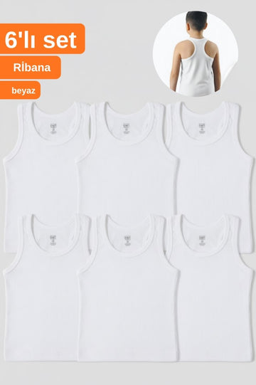 Erkek Çocuk 6'lı Ribana Sporcu Atlet