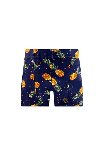 Erkek Çocuk Tekli Pineapple Desenli Boxer - Özel Premium Paketinde