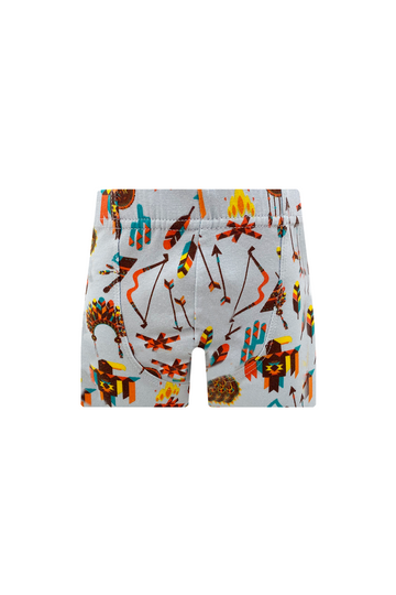 Erkek Çocuk Tekli Warbonnet Desenli Boxer - Özel Premium Paketinde