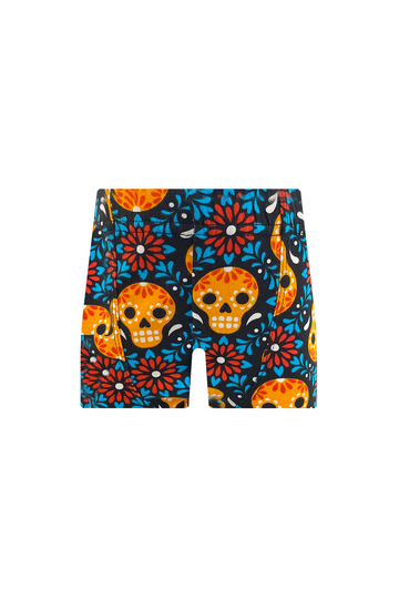 Erkek Çocuk Tekli Skull Desenli Boxer - Özel Premium Paketinde