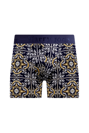 Erkek Tekli Likralı Ceramic Desenli Boxer - Premium Ambalajlı Paketinde