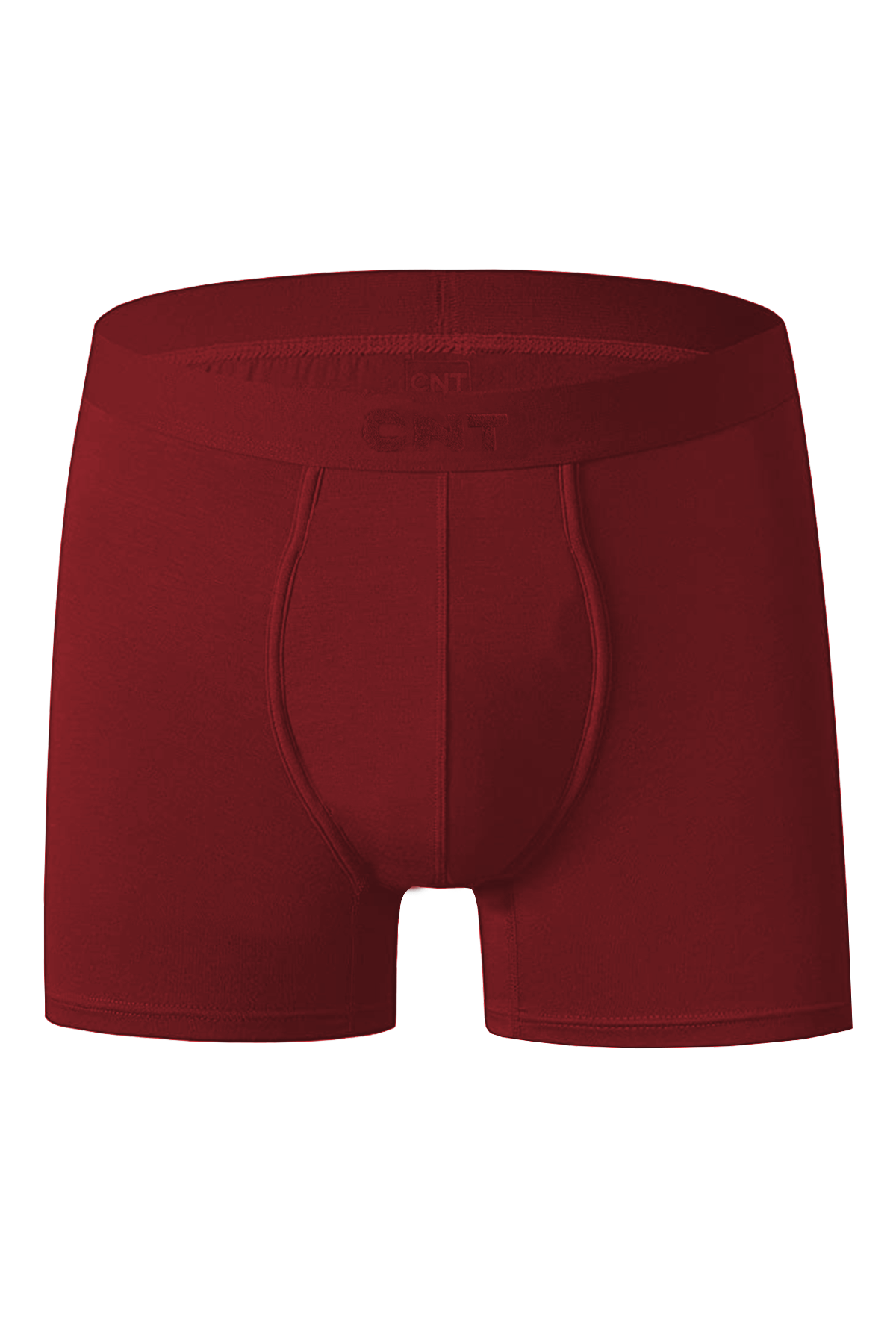 Erkek Tekli Likralı Bordo Boxer - Premium Ambalajlı Paketinde