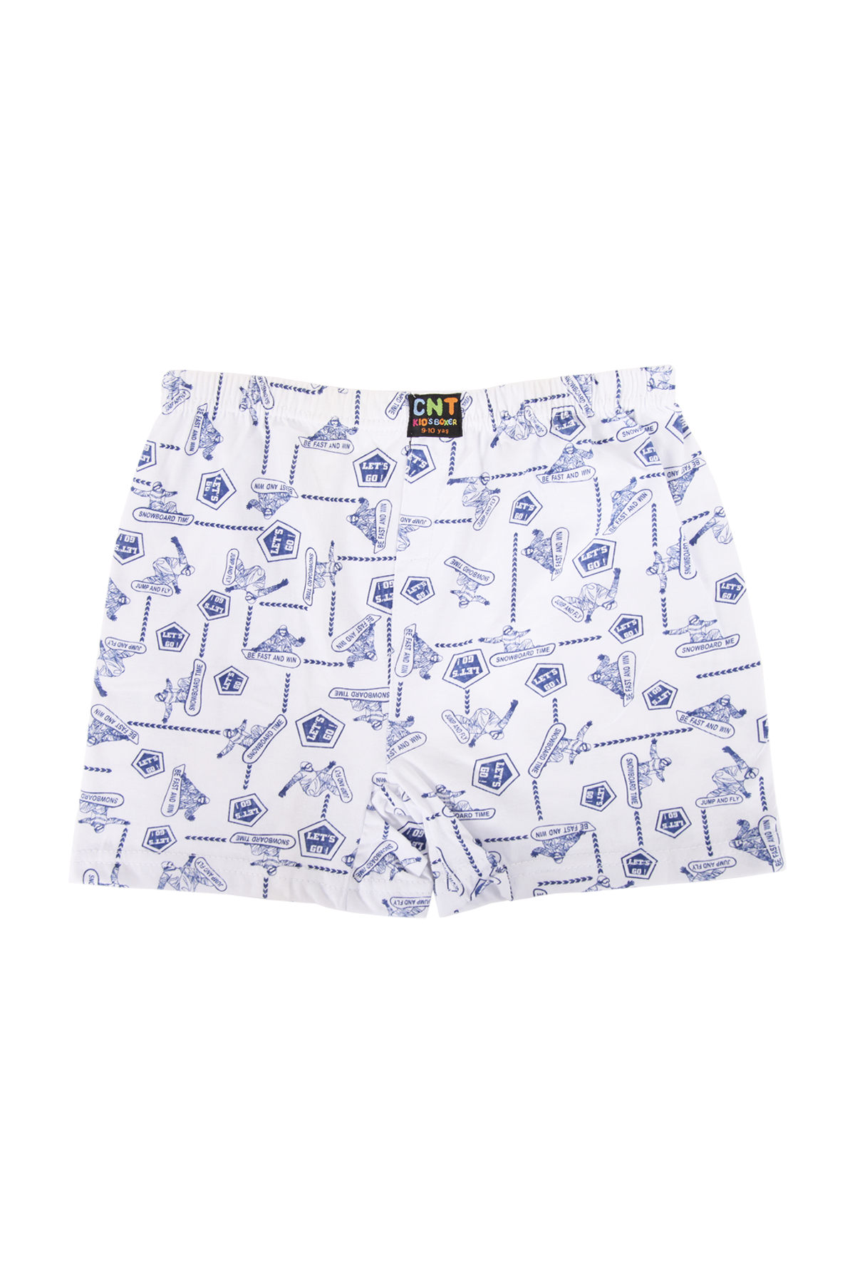 Erkek Çocuk Tekli Desenli Pamuklu Boxer - Özel Premium Paketinde