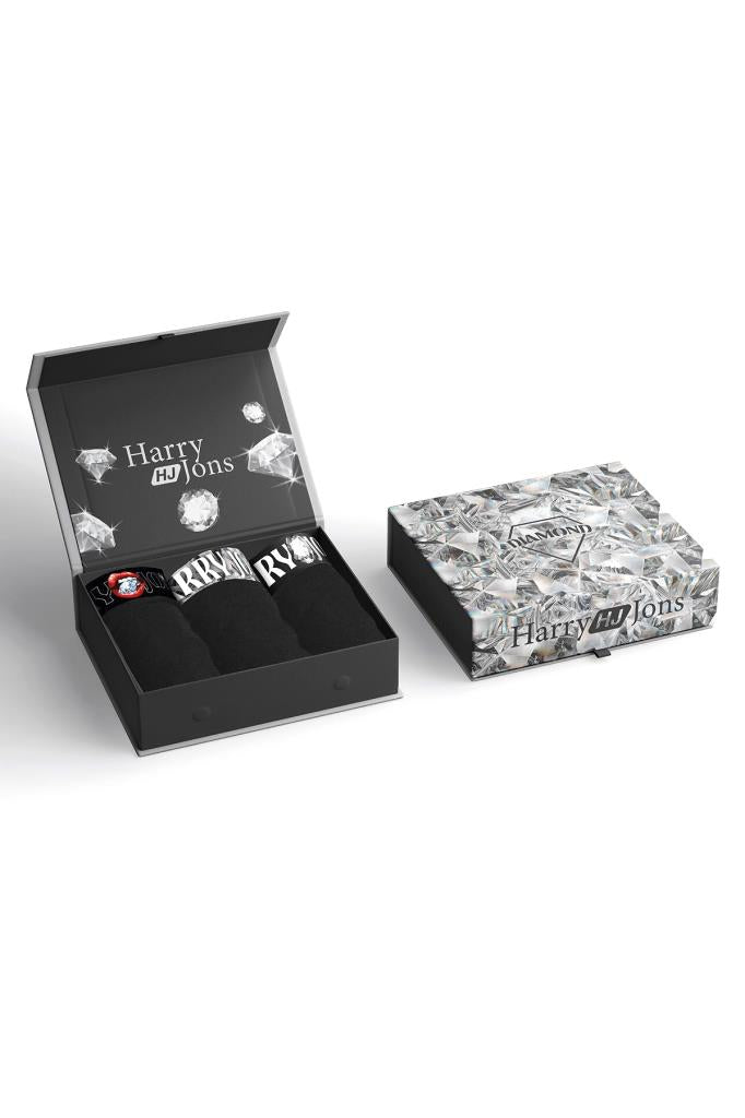 Diamonds Premium Kutulu 3 Adet Erkek Boxer Hediyelik Kutu
