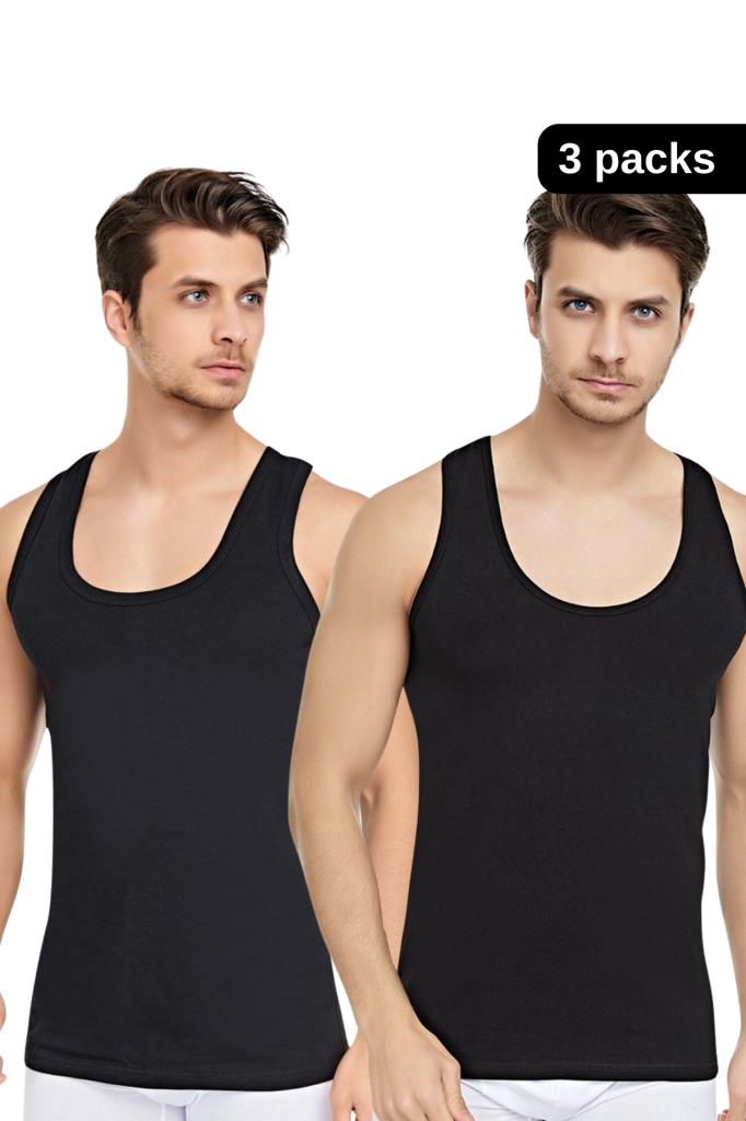 Erkek Atlet 3lü Set – Siyah, Beyaz ve Gri – Şık Özel Kutuda