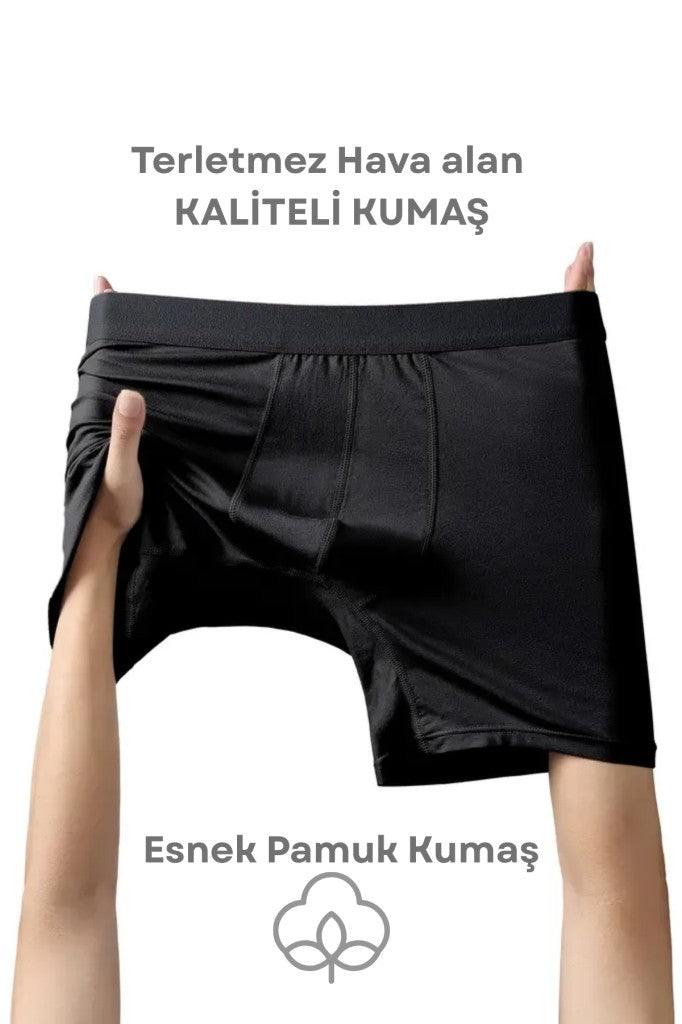 Erkek 6'lı Likralı Karışık Boxer - Özel Premium Kutusunda