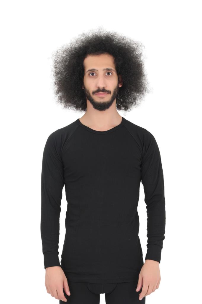 Erkek Siyah Uzun Kollu Termal Alt Üst İçlik Takım