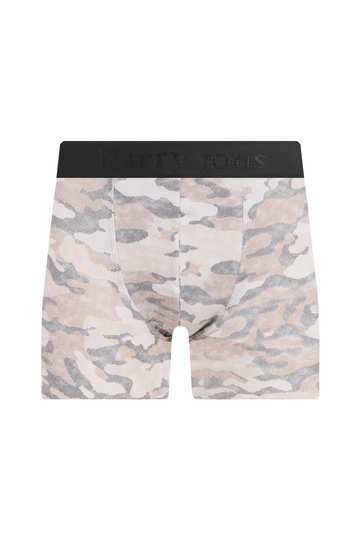 Erkek Tekli Likralı Camouflage Desenli Boxer - Premium Ambalajlı Paketinde