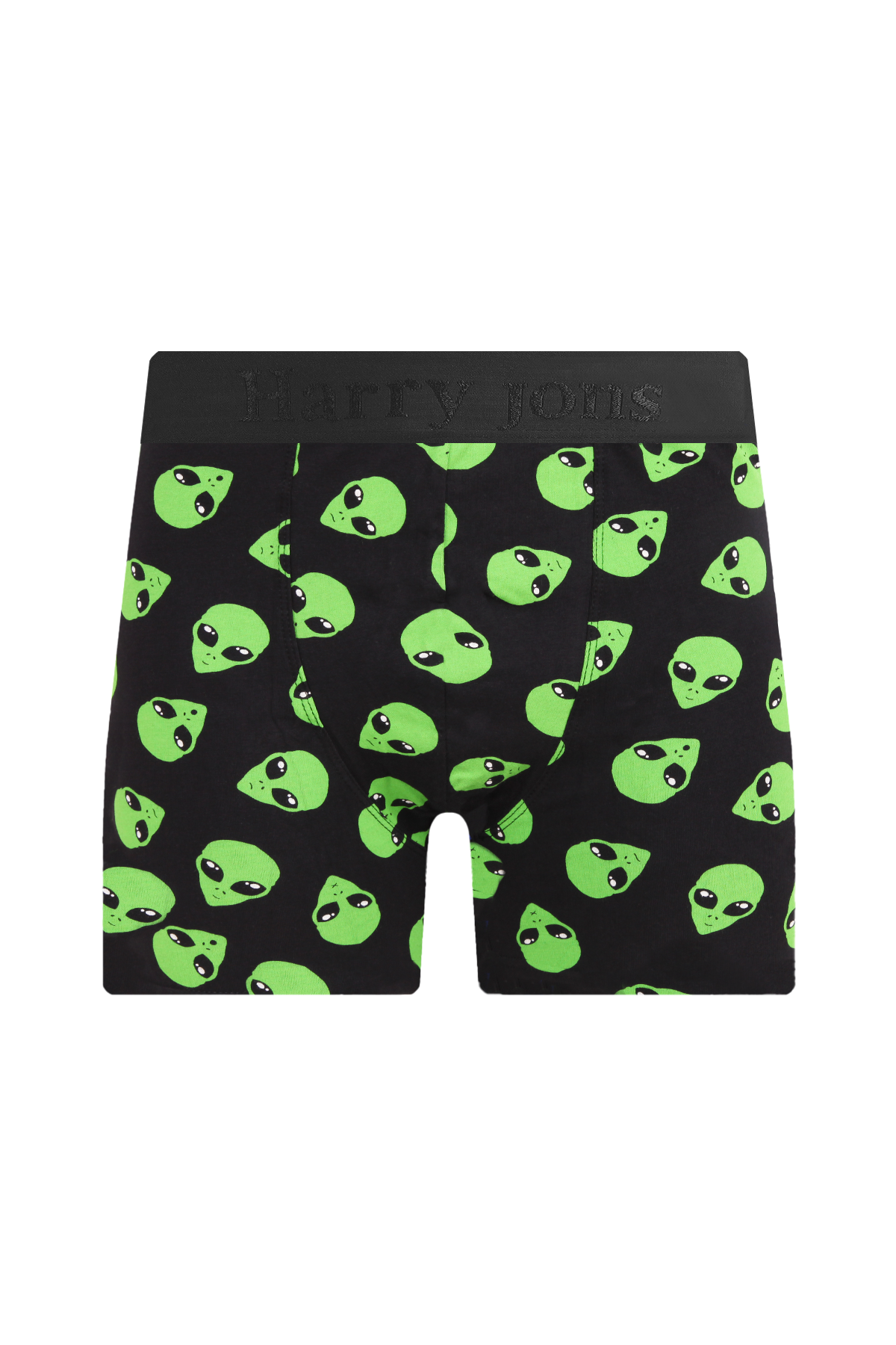 Erkek Tekli Likralı Alien Desenli Boxer - Premium Ambalajlı Paketinde