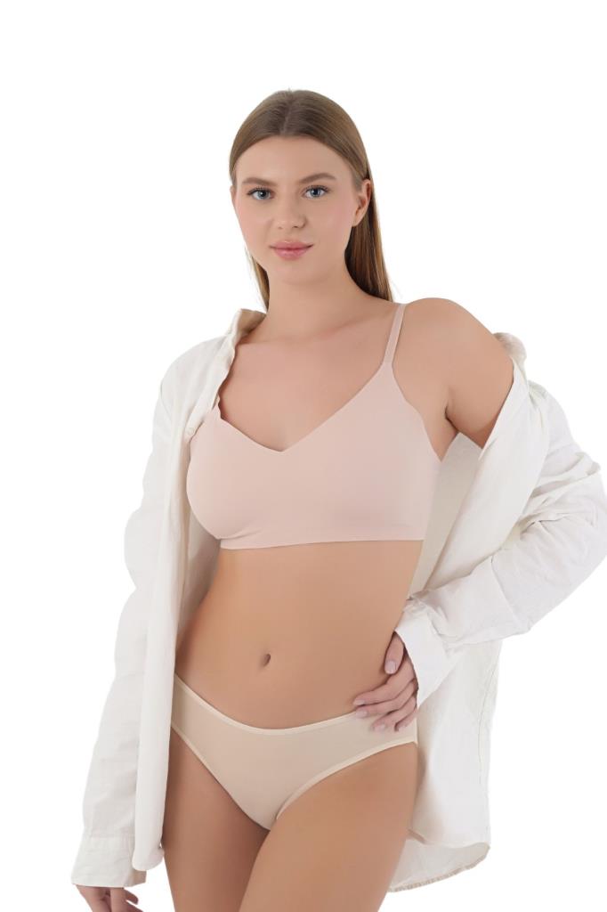 Kadın Günlük Bikini Külot  Premium Paketinde Penye Esnek Kumaş